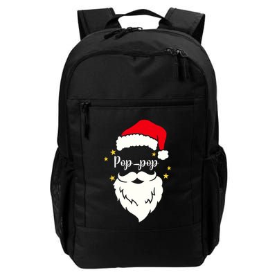 Poppop Santa Family Gift Family Christmas Gift Backpack