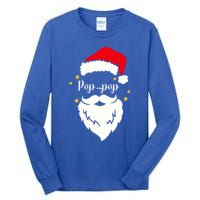 Poppop Santa Family Gift Family Christmas Gift Tall Long Sleeve T-Shirt