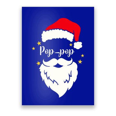 Poppop Santa Family Gift Family Christmas Gift Poster