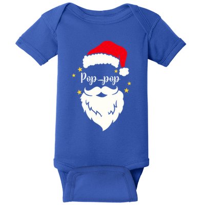 Poppop Santa Family Gift Family Christmas Gift Baby Bodysuit