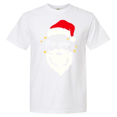 Poppop Santa Family Gift Family Christmas Gift Garment-Dyed Heavyweight T-Shirt