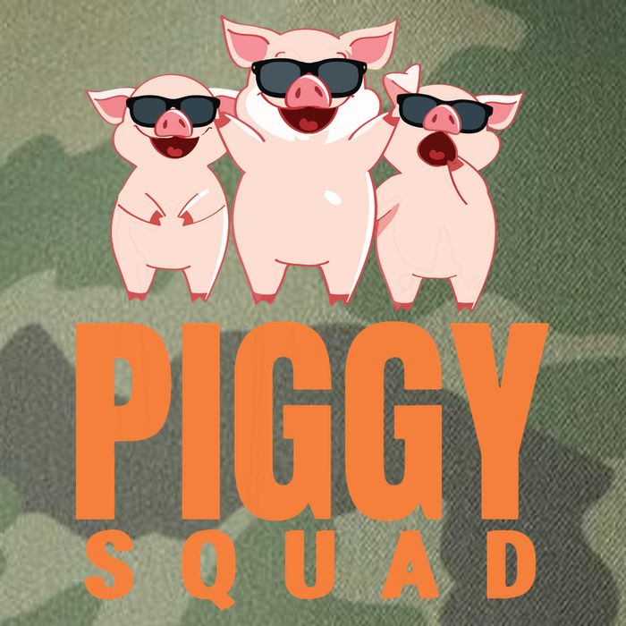 Piggy Squad Funny Pig Shirts For Boy Legacy Tie Dye Trucker Hat