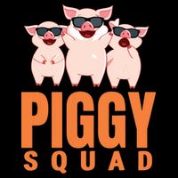 Piggy Squad Funny Pig Shirts For Boy Impact Tech Backpack