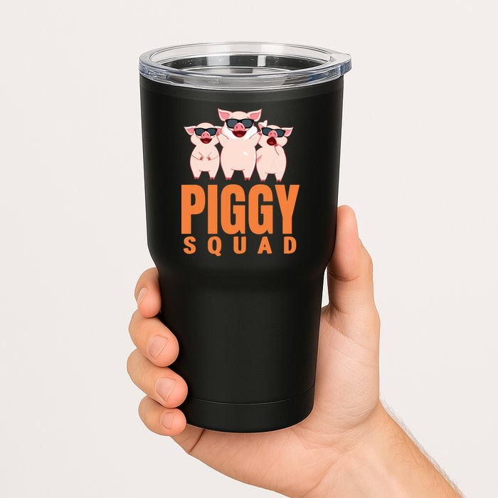 Piggy Squad Funny Pig Shirts For Boy Tumbler