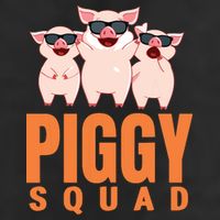 Piggy Squad Funny Pig Shirts For Boy Trucker Hat