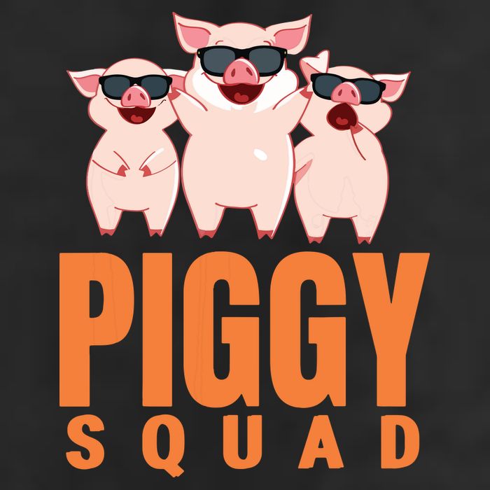 Piggy Squad Funny Pig Shirts For Boy Trucker Hat
