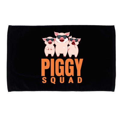 Piggy Squad Funny Pig Shirts For Boy Microfiber Hand Towel