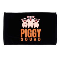 Piggy Squad Funny Pig Shirts For Boy Microfiber Hand Towel