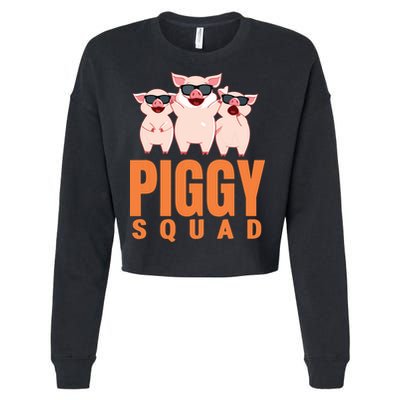 Piggy Squad Funny Pig Shirts For Boy Cropped Pullover Crew