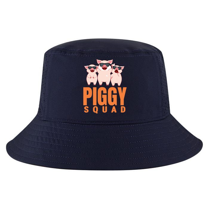 Piggy Squad Funny Pig Shirts For Boy Cool Comfort Performance Bucket Hat