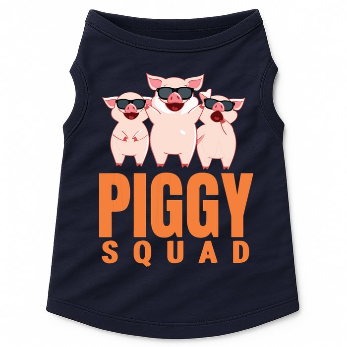 Piggy Squad Funny Pig Shirts For Boy Doggie Tank