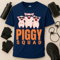 Piggy Squad Funny Pig Shirts For Boy Performance Shirt