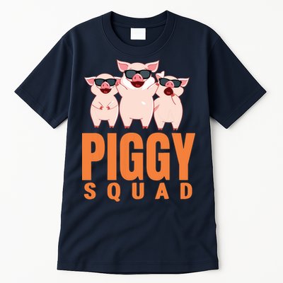 Piggy Squad Funny Pig Shirts For Boy Tall T-Shirt