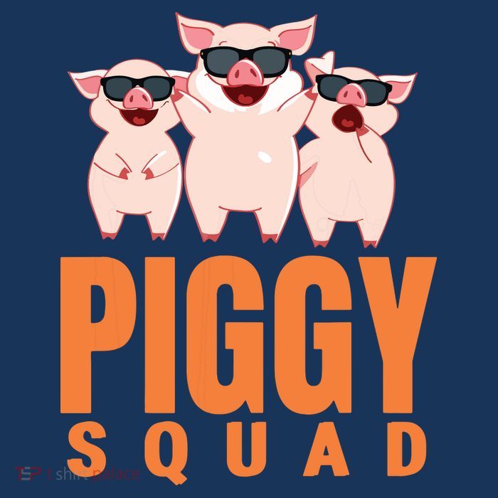 Piggy Squad Funny Pig Shirts For Boy Sustainable Bucket Hat
