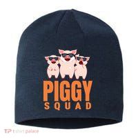 Piggy Squad Funny Pig Shirts For Boy Sustainable Beanie