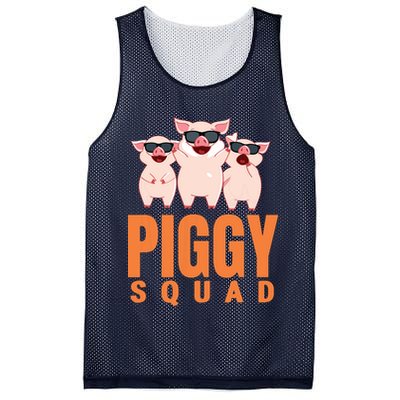 Piggy Squad Funny Pig Shirts For Boy Mesh Reversible Basketball Jersey Tank