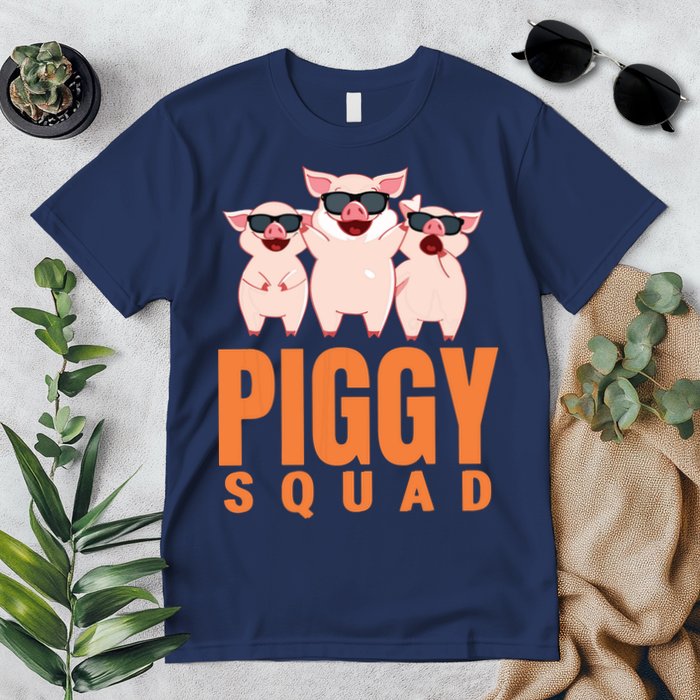 Piggy Squad Funny Pig Shirts For Boy Premium T-Shirt