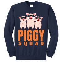 Piggy Squad Funny Pig Shirts For Boy Tall Sweatshirt