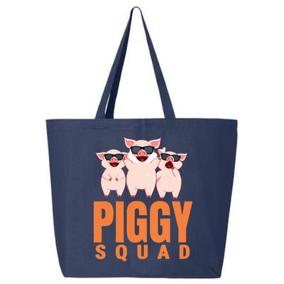 Piggy Squad Funny Pig Shirts For Boy 25L Jumbo Tote