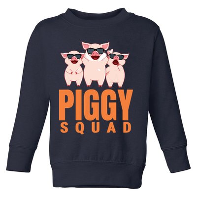 Piggy Squad Funny Pig Shirts For Boy Toddler Sweatshirt