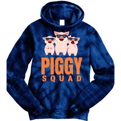 Piggy Squad Funny Pig Shirts For Boy Tie Dye Hoodie