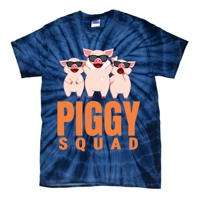 Piggy Squad Funny Pig Shirts For Boy Tie-Dye T-Shirt