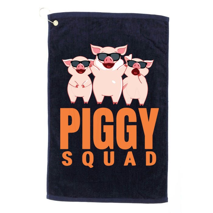 Piggy Squad Funny Pig Shirts For Boy Golf Towel