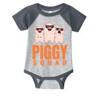 Piggy Squad Funny Pig Shirts For Boy Infant Baby Jersey Bodysuit