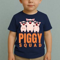 Piggy Squad Funny Pig Shirts For Boy Toddler T-Shirt