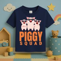 Piggy Squad Funny Pig Shirts For Boy Toddler T-Shirt