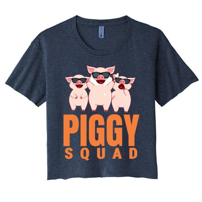 Piggy Squad Funny Pig Shirts For Boy Crop Top