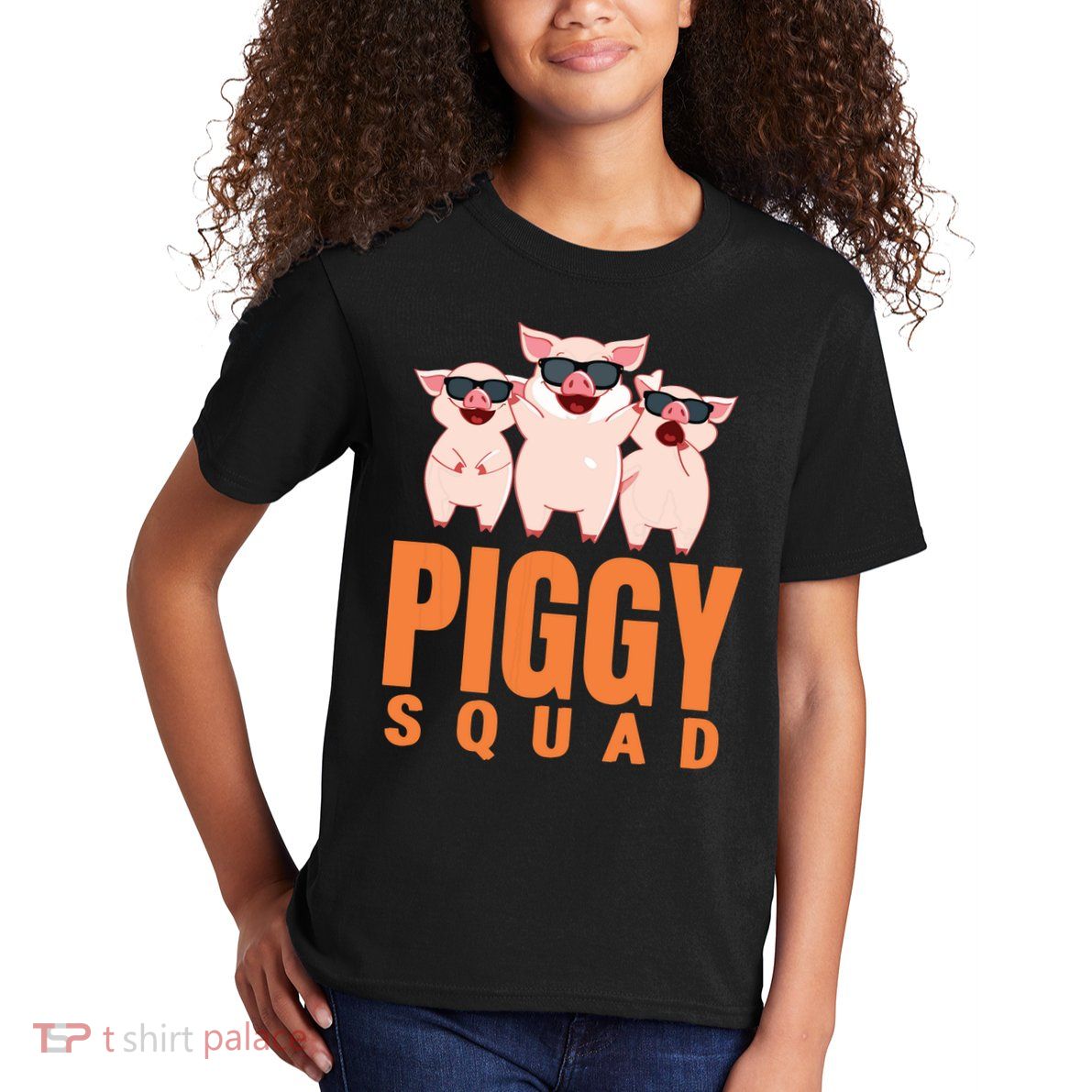 Piggy Squad Funny Pig Shirts For Boy Kids T-Shirt