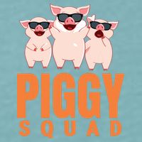 Piggy Squad Funny Pig Shirts For Boy Sueded Cloud Jersey T-Shirt