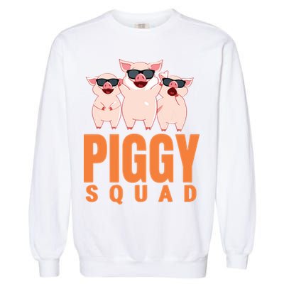 Piggy Squad Funny Pig Shirts For Boy Garment-Dyed Sweatshirt