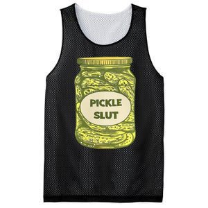 pickle slut funny canned pickles Mesh Reversible Basketball Jersey Tank