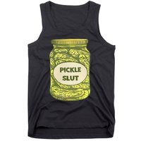 pickle slut funny canned pickles Tank Top