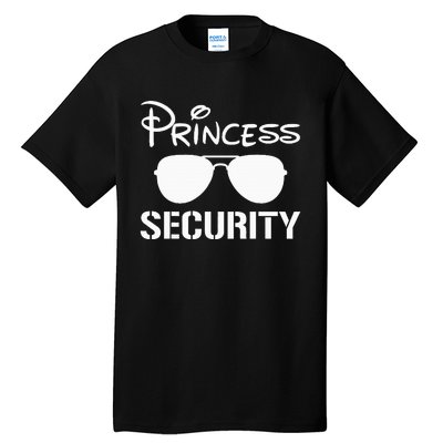 Princess Security Funny Birthday Halloween Party Design Tall T-Shirt