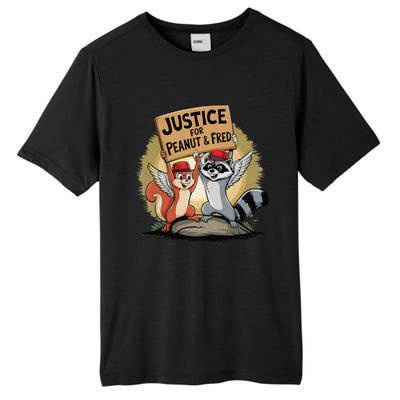 Peanut Squirrel & Fred Raccoo Justice For Peanut Wanted Tall Fusion ChromaSoft Performance T-Shirt