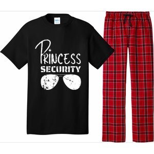 Princess Security Funny Birthday Party Dad Father Girl Pajama Set