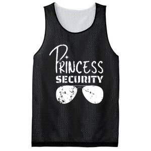 Princess Security Funny Birthday Party Dad Father Girl Mesh Reversible Basketball Jersey Tank