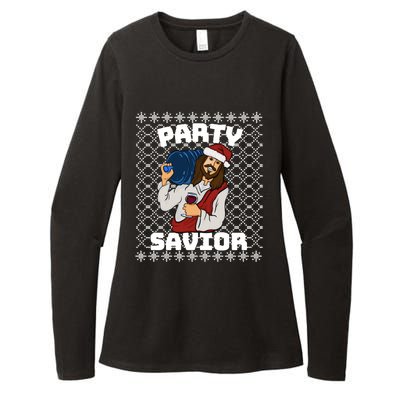 PARTY SAVIOR FUNNY Womens CVC Long Sleeve Shirt