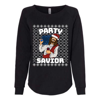 PARTY SAVIOR FUNNY Womens California Wash Sweatshirt