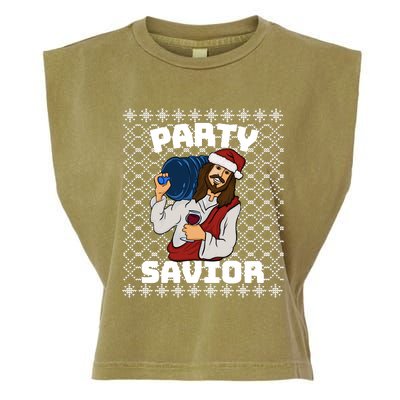 PARTY SAVIOR FUNNY Garment-Dyed Women's Muscle Tee