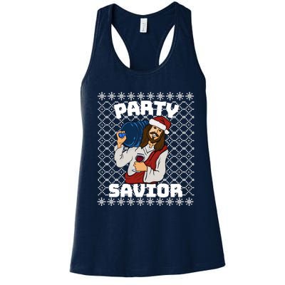 PARTY SAVIOR FUNNY Women's Racerback Tank