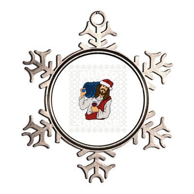 PARTY SAVIOR FUNNY Metallic Star Ornament