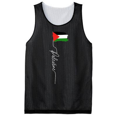 Palestine Signature Flag Elegant Patriotic Palestinian Flag Mesh Reversible Basketball Jersey Tank