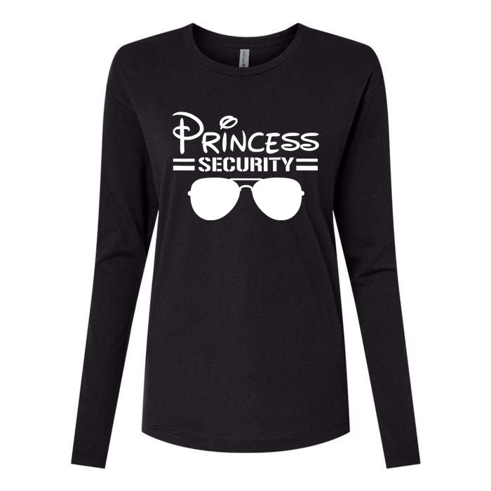 Princess Security Funny Birthday Halloween Party Design Womens Cotton Relaxed Long Sleeve T-Shirt