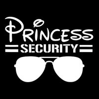 Princess Security Funny Birthday Halloween Party Design Cooling Performance Crew T-Shirt