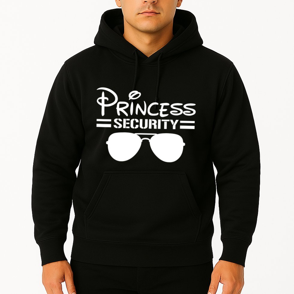 Princess Security Funny Birthday Halloween Party Design Hoodie