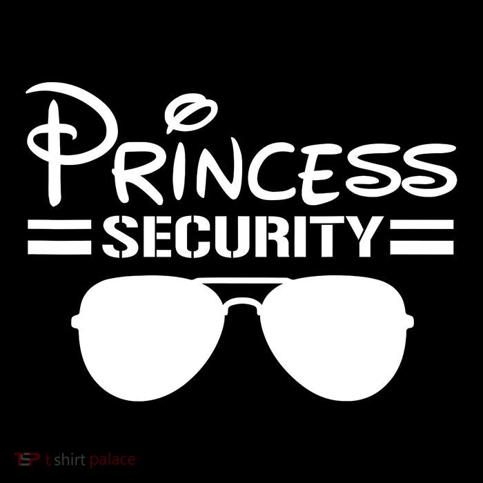 Princess Security Funny Birthday Halloween Party Design 7-Panel Snapback Hat
